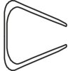 Klemrail Serodo 15 stuks 18mm zwart