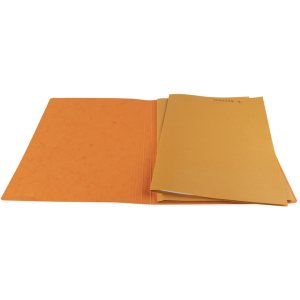 Dossieromslag capaciteit tot 350 vel Manilla karton a4 oranje