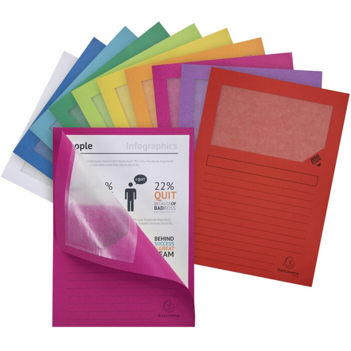 Venster Mappen Voor Altijd Organisatorisch Print a4
