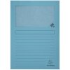 set van 25 Forever din a4 Venstermappen - Lichtblauw