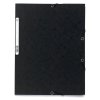 Ordner a4+ mE Manila 400g zwart met 3 flappen
