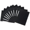 Ordner a4+ mE Manila 400g zwart met 3 flappen