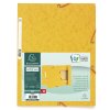 Map met 3 kleppen en elastiek Manilla karton 400g-m2 - A4 Geel