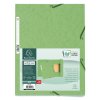 Map met 3 kleppen en elastiek Manilla karton 400g-m2 - A4 Lime groen