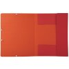 Map met 3 kleppen Forever a4 rood-oranje