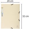 Map met 3 kleppen Voormalig a4 zand