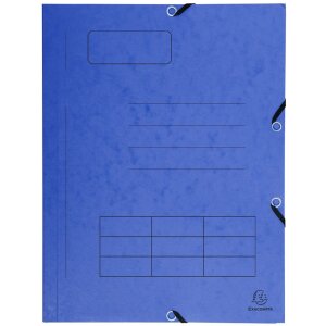Ordner met elastiek, 3 kleppen en organisatiedruk gemaakt...