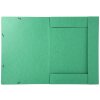 Map met elastiek en 3 kleppen Manilla karton 600g Nature Future, voor formaat din a3 Groen