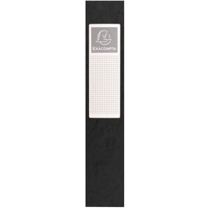 Archiefdoos Exabox rug 60mm met etiket Manilla karton Natuur Toekomst, din a4 Zwart