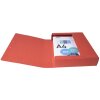 Archiefdoos Exabox rug 60mm met etiket Manilla karton Nature Future, din a4 Rood