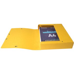 Archiefdoos Exabox rug 60mm met etiket Manilla karton...