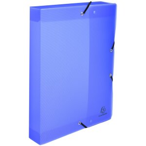 Archiefdoos met drukknop uit pp 800µ rug 40mm linicolour, din a4 geassorteerde kleuren