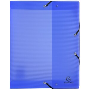 Archiefdoos met drukknoop gemaakt van PP 800µ rug 60mm Linicolor DIN A4 geassorteerde kleuren