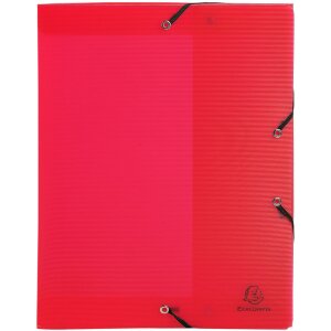 Archiefdoos met drukknoop gemaakt van PP 800µ rug 60mm Linicolor DIN A4 geassorteerde kleuren