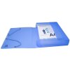 Archiefdoos met drukknoop gemaakt van PP 800µ rug 60mm Linicolor DIN A4 geassorteerde kleuren