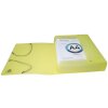 Archiefdoos met drukknoop gemaakt van PP 800µ rug 60mm Linicolor DIN A4 geassorteerde kleuren