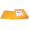 Archiefdoos met drukknoop gemaakt van PP 800µ rug 60mm Linicolor DIN A4 geassorteerde kleuren