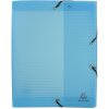 Archiefdoos met drukknoop gemaakt van PP 800µ rug 60mm Linicolor DIN A4 geassorteerde kleuren