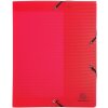 Archiefdoos met drukknoop gemaakt van PP 800µ rug 60mm Linicolor DIN A4 geassorteerde kleuren