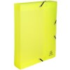 Archiefdoos met drukknoop gemaakt van PP 800µ rug 60mm Linicolor DIN A4 geassorteerde kleuren