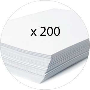 Archiefdoos rug 25mm gemaakt van pp 700µ Crystal, din a4 crystal