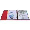Map premtouch gemaakt van pp met 2 ringen, rug 50mm, din a4 extra breed rood