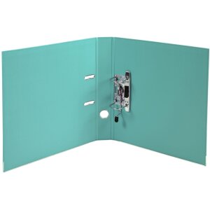 Map premtouch gemaakt van pp met 2 ringen, rug 50mm, din a4 extra breed lichtgroen