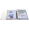 Map premtouch gemaakt van pp met 2 ringen, rug 50mm, din a4 extra breed Wit