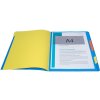 Organiser van Manilla karton 400g geniet met 7 compartimenten en elastiek, voor din a4 formaat assorti kleuren