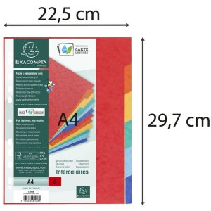 Nature Future Index DIN A4 met 6 tabbladen