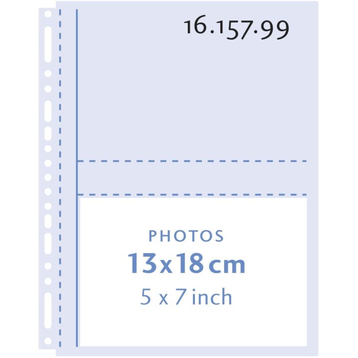 Henzo Photo Pockets 4 fotos 13x18 cm transparant 10-vel verpakking