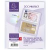 Set van 10 beschermhoesjes voor creditcards en visitekaartjes van glad PVC 150µ, 64x110mm