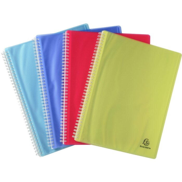 Exacompta 56172E Spiraalmap 30 vakken Linicolor DIN A4 geassorteerde kleuren