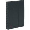 Visitekaartenboek Exacard met 20 verwijderbare hoesjes voor 120 kaarten Exactive, 20x14,5cm Zwart