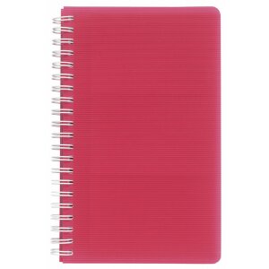 Visitekaartjesboek 16 vakjes voor 96 kaartjes Linicolor, 12x18,5cm assorti kleuren