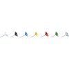 Platte naalden blisterdoos 50 stuks geassorteerde kleuren