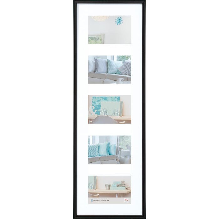 Gallery Lijst 5x 10x15 cm New Lifestyle zwart