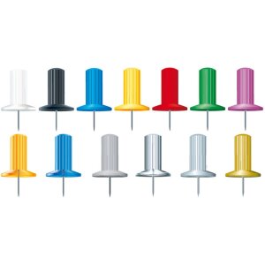 Prikbordspelden blisterverpakking 10 stuks geassorteerde...