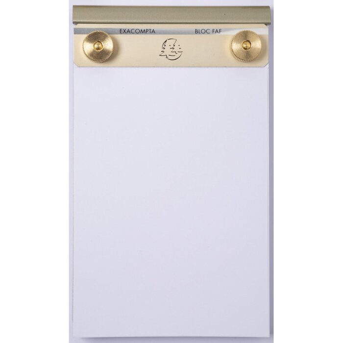 Onderlegger FAF met blanco inlegvel, 18,5x11,5cm