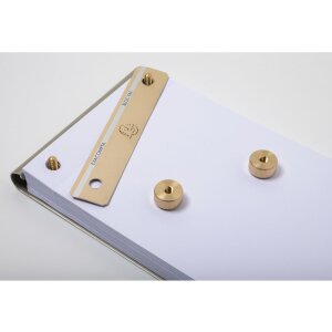 Onderlegger FAF met blanco inlegvel, 18,5x11,5cm