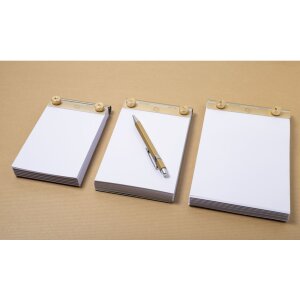 Onderlegger FAF met blanco inlegvel, 18,5x11,5cm