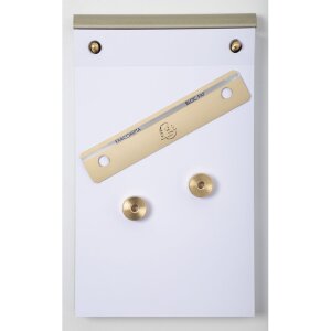 Onderlegger FAF met blanco inlegvel, 18,5x11,5cm