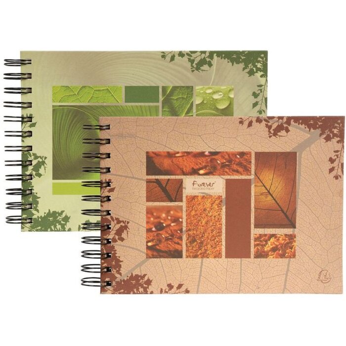 Exacompta Spiraalalbum Forever Rain 23x16 cm 50 witte paginas