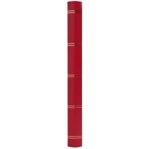 Postzegelalbum 32 blanco paginas rood 16,5x22,5 cm