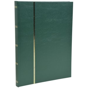 Postzegelalbum 48 blanco paginas 22,5x30,5 cm groen