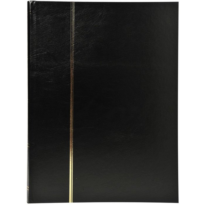 Postzegelalbum 64 blanco paginas 22,5x30,5 cm zwart