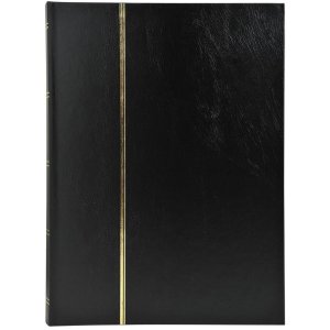 Postzegelalbum 64 blanco paginas 22,5x30,5 cm zwart