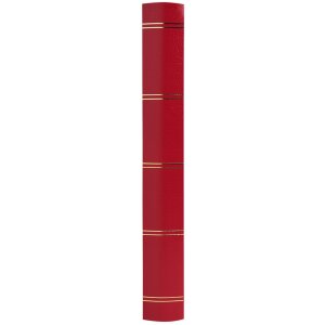 Postzegelalbum 64 blanco paginas 22,5x30,5 cm rood