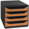 Big-Box Classic muis grijs-mandarijn ladebox