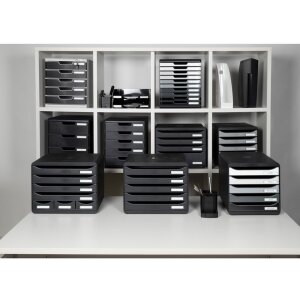 Big-Box Classic ladebak zwart-zilver metallic